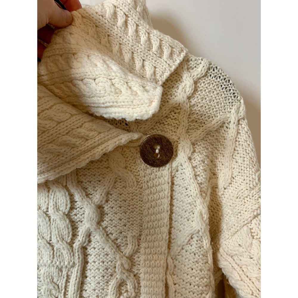 Carraig Donn Irish Wool Sweater Size Medium - Picture 4 of 7